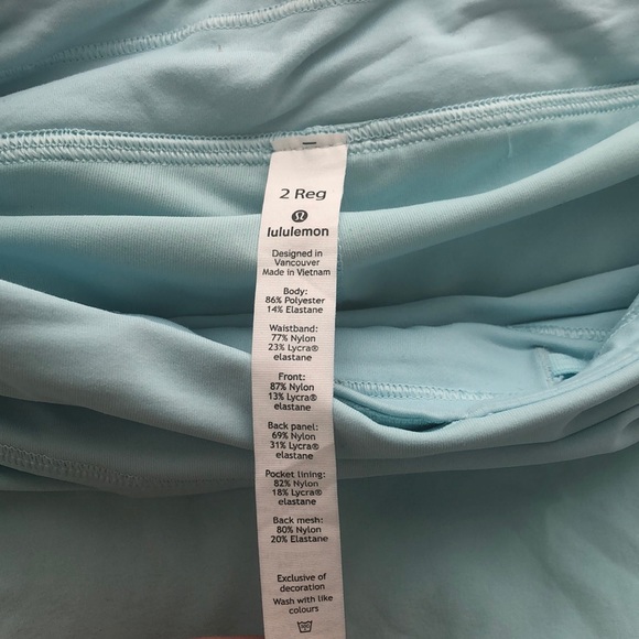 Lulu Lemon Light Blue Skirt (no longer sold!!) - Picture 3 of 6